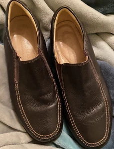 Zapatos Mocasines Bostonian Strada Para Hombre Cuero Marrón Talla 9.5M Hechos en Brasil - Imagen 1 de 14