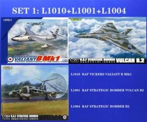 Great Wall Hobby RAF Vickers VALIANT B Mlk1 Strategic Bomber&Vulcan B2&Victor B2 - Picture 1 of 1