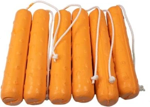 Dokken Super Hunting Dog Training Dummy - 2 Inch (6 PACK, Orange) - Picture 1 of 1