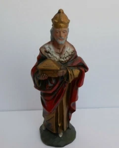 Krippe Pappmache Wiseman 12 1/2" groß Japan 12" Maßstab Jesus - Bild 1 von 4