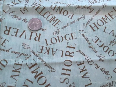 Wilmington Prints Fabrics - Lakeside Retreat - 19" - Image 1 of 3