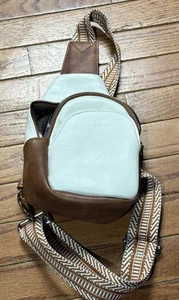 Riñoneras bandolera de cuero para mujer, mochila grande bolso de pecho para... - Imagen 1 de 4
