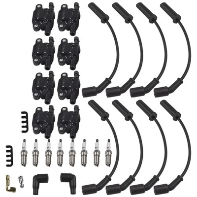 Ignition Coils &Spark Plugs &Wire For 14-20 GMC Sierra 1500 Chevy Silverado 1500 - Image 1 of 4