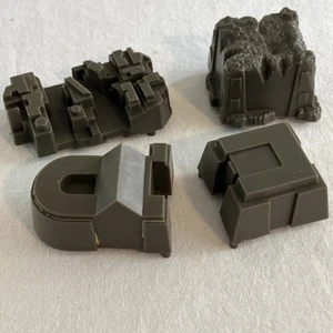 Dark Tower Board Game Building 4 Pieces Gray Grey Parts Replacement - Picture 1 of 9