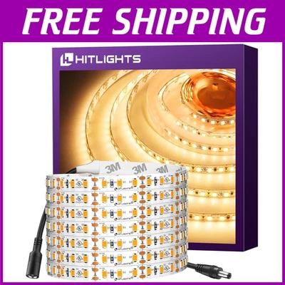 3000K Warm White -Listed LED Strip Lights 16.4ft 600 LEDs - Image 1 of 4