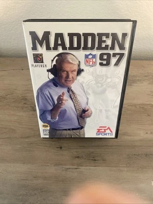 Madden NFL 97 (Sega Genesis, 1996) 1997 Complete CIB W/ Manual - Image 1 of 4