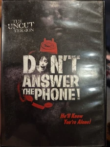 DON'T ANSWER THE PHONE DVD THE UNCUT VERSION 1980 HORROR FILM JAMES WESTMORELAND - Bild 1 von 3