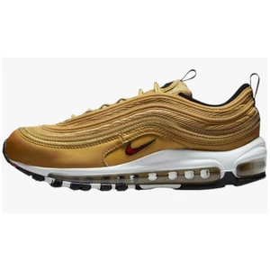 Mujer Nike Air Max 97 OG Talla 9.5 Dorado Metálico/Rojo Universitario DQ91310700 - Imagen 1 de 10