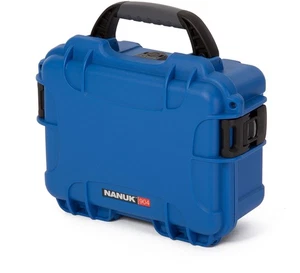 Estuche impermeable de plástico duro Nanuk 904, azul con espuma de 3 piezas: 904S-010BL-0A0 - Imagen 1 de 9