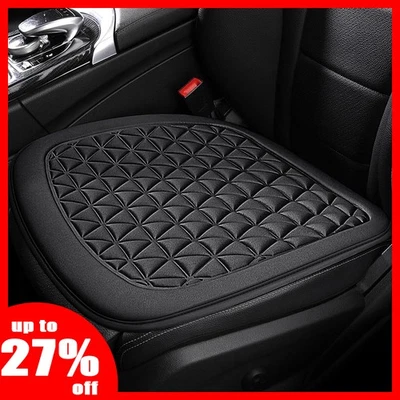 Memory Foam Car Seat Cushion Non Slip Bottom Breathable Car Seat Mat Pad Black - Image 1 of 4