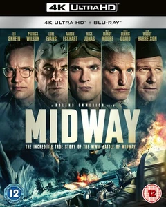 Midway UHD BD (4K UHD Blu-ray) Woody Harrelson Ed Skrein Patrick Wilson - Picture 1 of 3