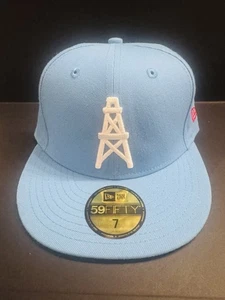 New Era 59Fifty Houston Oilers Throwback Fitted Hat Cap Size 7 - Picture 1 of 5