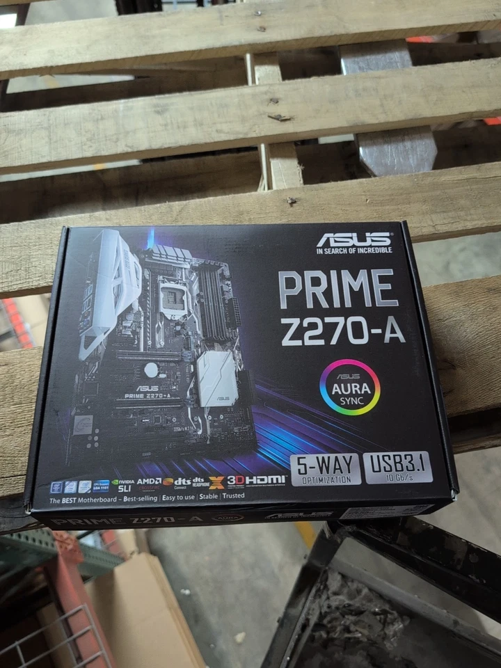 ASUS Prime Z270-A Motherboard LGA 1151 H4 Intel Z270 ATX HDMI DDR4 NEW - Image 1 of 2