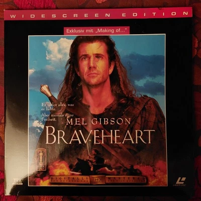Braveheart • Laserdisc • PAL Deutsch • sehr guter Zustand • Bester Film 1995 - Bild 1 von 4