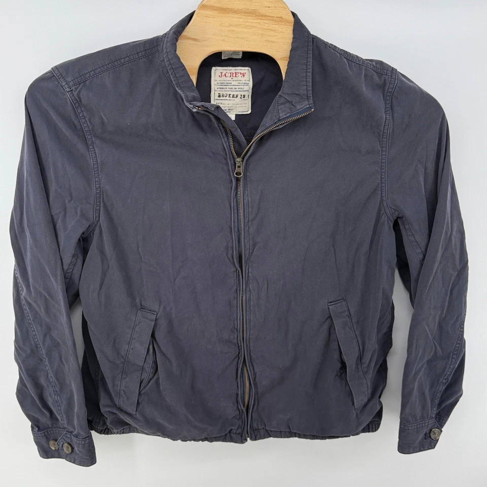 J. Мужская стираемая поношенная аутентичная куртка в винтажном стиле Crew размер L - Изображение 1 из 4