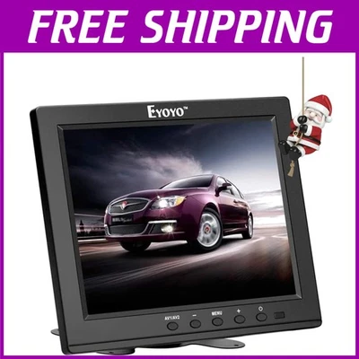 Compact 8-Inch LCD Monitor 1024x768 - Versatile Mini Screen with Multiple Inputs - Image 1 of 4