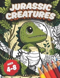 Jurassic Creatures: Beautiful world of cute dinosaurs by Imagine Collection Pape - Picture 1 of 1