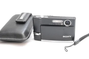 Sony CyberShot DSC T50 Digitalkamera schwarz 8 2MP 3x optischer Zoom Blitz - Bild 1 von 6