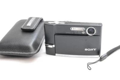 Sony CyberShot DSC T50 Digital Camera Black 8 2MP 3x Optical Zoom Flash - Image 1 of 4