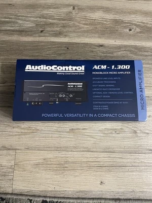 AudioControl ACM-1.300, ACM Series Monoblock Class D Micro Amplifier, 300W - Image 1 of 4