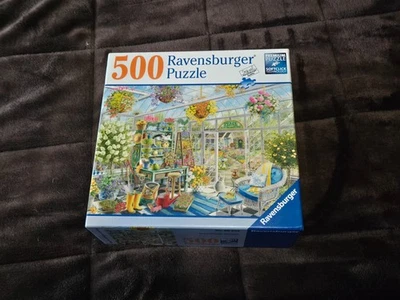 Ravensburger-“Greenhouse Heaven”500 件拼图 无 80233-完整 — 第 1/4 张图片