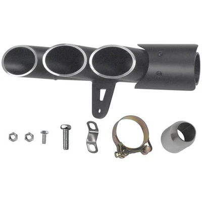 38mm-51mm Three Outlet Motorcycle Exhaust Muffler Tail Pipe For Yamaha YZF-R6 - Image 1 of 4
