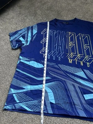 Camiseta Sean John 4XL Gráfica Azul Elevate Your Mind Estilo Urbano Foto 1 de 4