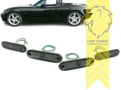 Seitenmarkierungsleuchten Reflektoren für Mazda MX5 NA schwarz smoke - Bild 1 von 2