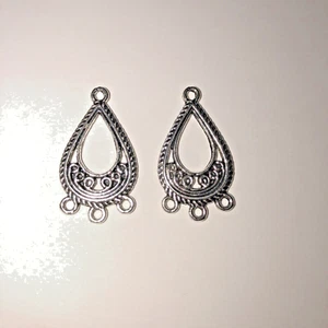 10 pcs Chandelier Earring Findings Connector Pendant Jewelry Components New - Picture 1 of 8