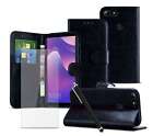Flip Leather Wallet Phone Case & Glass Screen Protector for Alcatel 3L 2020