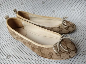 Gucci GG Women's ballet flats size 36 US 6 - Picture 1 of 17
