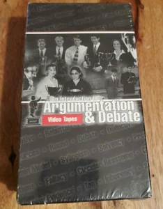 An Introduction to Argumentation & Debate Video Tapes HSLDA New VHS Homeschool  - Picture 1 of 4