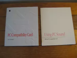 Vintage PC Compatability Card Manual and Using PC Sound Manual (1997) APPLE - Picture 1 of 11