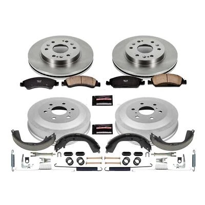 PowerStop Drum Brake Kit Front and Rear - Fits Chevrolet Silverado 1500 2009-201 Foto 1 de 4