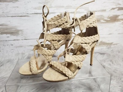 Carlos Santana Ballari Tacones Altos Crema Talla 6 Medianos  Foto 1 de 4