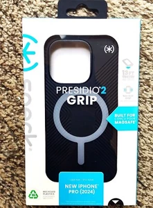 APPLE iPhone 16 Pro Speck Case GRIP Black Case SALE! - Picture 1 of 8