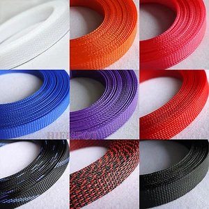 25MM Tight Braided PET Woven Expandable Sleeving Sleeve - Picture 1 of 11