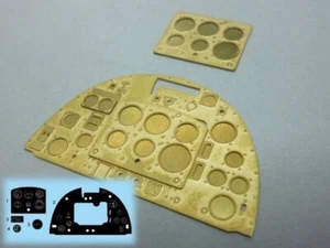 Airscale 1/24 Supermarine Spitfire Mk 1a Instrumententafel (PE & Aufkleber) 2415 x - Bild 1 von 3