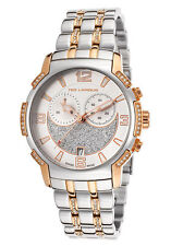 Ted Lapidus Women's Chronograph Two-Tone Steel Silver-Tone Dial