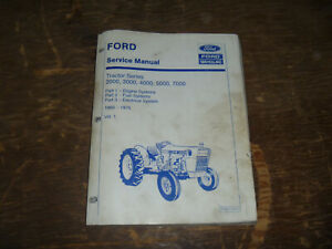 Ford New Holland 2000 3000 Tractor Series Engine Electric Service Repair Manual