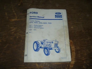 Ford New Holland 2000 3000 Tractor Series Engine Electric Service Manual xz - Picture 1 of 1