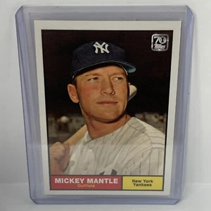 Mickey Mantle 2021 Topps X Mickey Mantle 1961 Reprint Card #22 New York Yankees - Picture 1 of 2