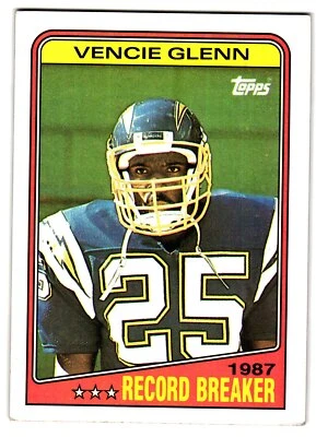 1988 Topps #2 Vencie Glenn - Image 1 of 2