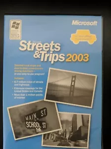 Microsoft Streets and Trips 2003 Software 2 CD FOR Windows XP/2000/ME/98/NT EUC! - Picture 1 of 3