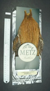 Metz #3 Barred Variant Rooster Neck Dry Fly Rooster Neck Fly Tying Cape Lot 46 - Picture 1 of 11