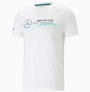 Puma Mercedes AMG F1 Logo Tee White - Picture 1 of 7