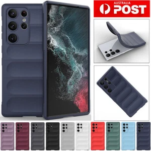 For Samsung S24 FE S23 S22 S21 Ultra Plus Note20 Case Shockproof Soft TPU Cover - Picture 1 of 52