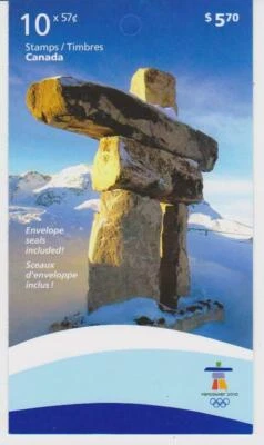 BOOKLET BK423, VANCOUVER 2010 OLYMPIC WINTER GAMES, 2367, 2368, PANE OF 10 - Image 1 of 2