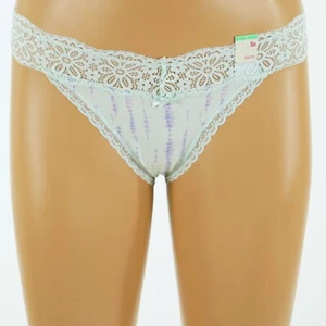 SO INTIMATES Junior's Size 7-9 MEDIUM Tie Dye LIGHT GREEN BIKINI PANTY #SO75-001 - Picture 1 of 10