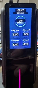 Mini PC FireBat Intel N100 16 GB/512 GB SSD with LCD screen and KYY ext monitor - Bild 1 von 17